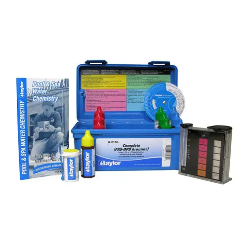 Taylor Complete Bromine Fas-Dpd Test Kit - High Range K-2106 1