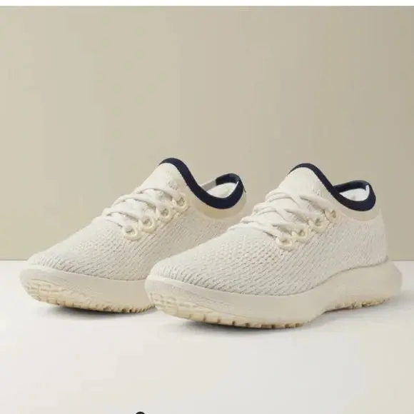 Allbirds Women's Tree Dasher 2 Natural White/True Navy 1
