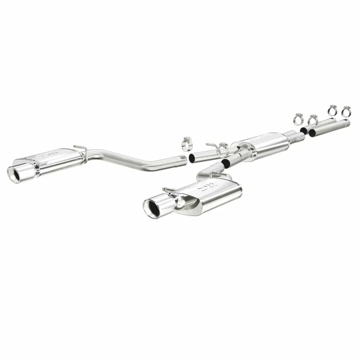 Magnaflow 15628 Street Series Cat-Back Exhaust System – Stainless Steel Performance 1