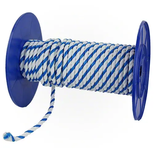 1/2" Blue And White Pool Rope - Per Foot 1