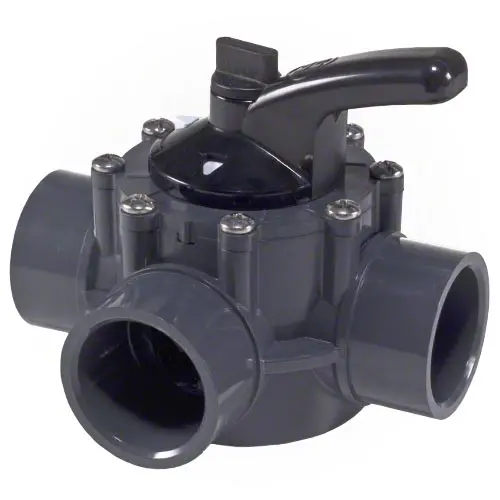 Hayward 3-Way Pvc Diverter Valve 1-1/2" X 2" - Psv3sdgr 1