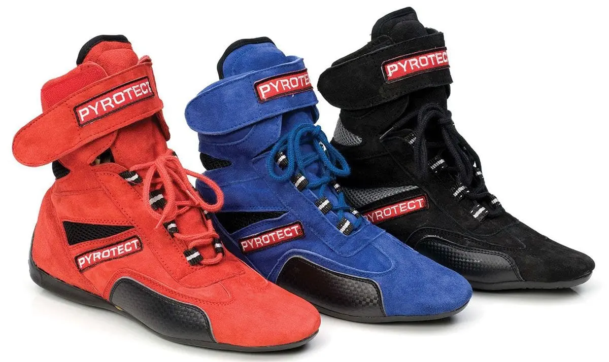 Pyx Racing Ankle-High Black Driving Shoes – Size 11, Fia-Spec Sole 1