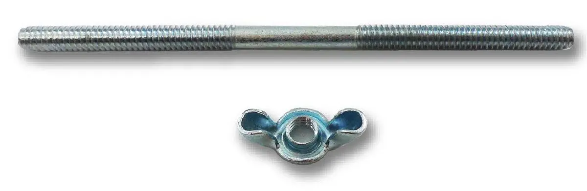 Rpcr2175 Air Cleaner Mounting Stud & Wingnut – 1/4"-20 × 5" 1