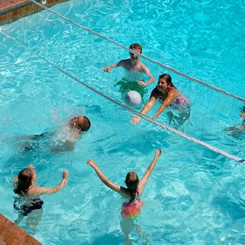 S.R. Smith Swim N' Spike Volleyball Game & 42' Net Without Anchors Volyc42-1 2