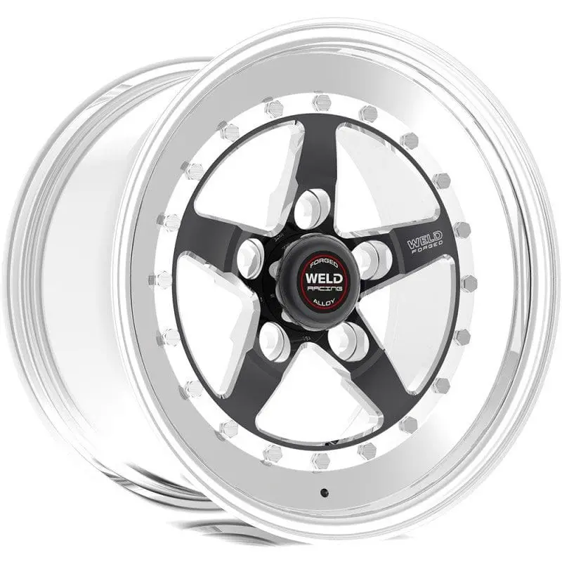 Weld Star Rt Black Center Racing Wheel – We791B-58206 1