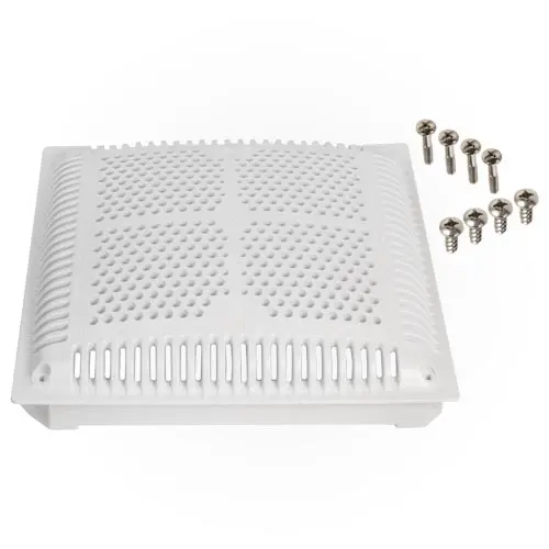 Hayward 12" Square Suction Outlet Cover W/ Inner Frame Wgx1032bhf2 1