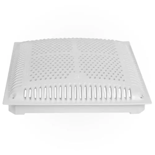 Hayward 12" Square Suction Outlet Cover W/ Inner Frame Wgx1032bhf2 2