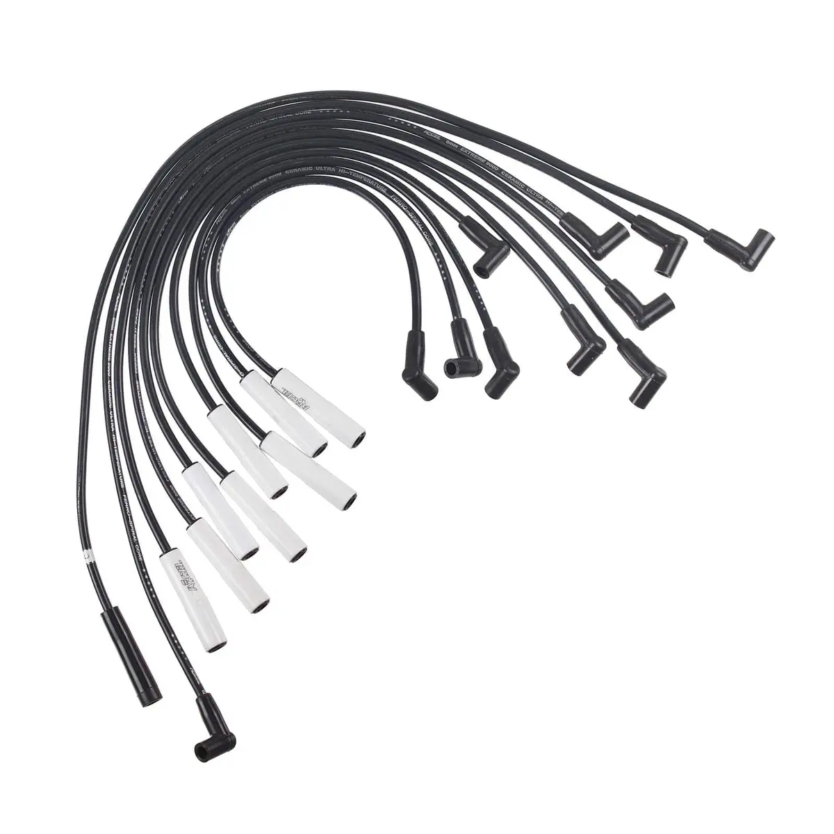 Accel Extreme 9000 Ceramic Spark Plug Wire Kit – Low-Resistance, High-Voltage Performance 1