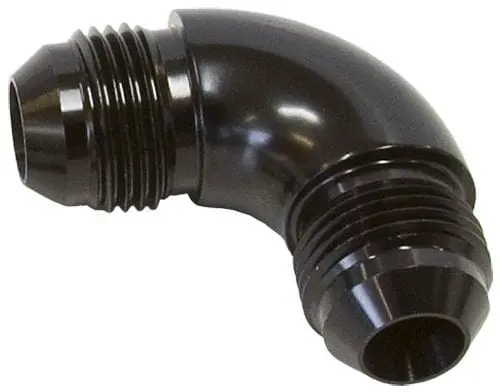 -10An 90-Degree Full-Flow An Fitting – Black Anodized Af521-10Blk 1