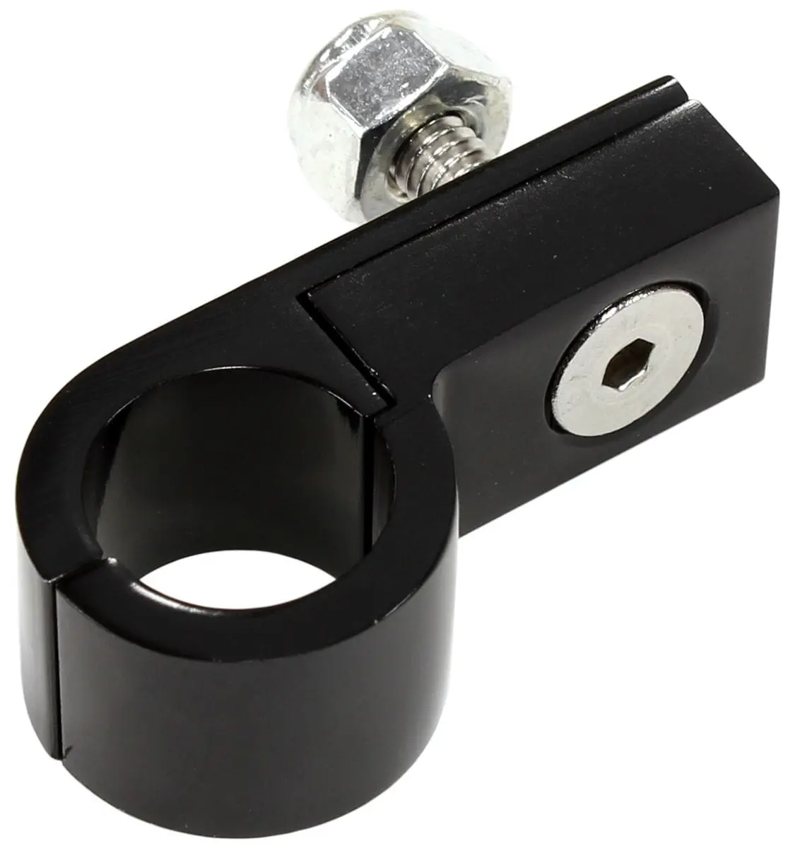 Af157-08Blk Black Anodized Billet Aluminum P-Clamp – 1/2" (12.7 Mm) 1