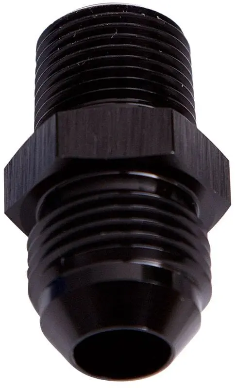 Npt To Male Flare Adapter – 1-1/4" Npt To -20An, Black Anodized (Af816-20Blk) 1