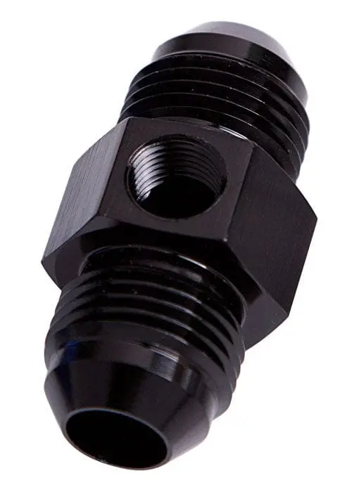 Af141-03Blk Straight Male-To-Male -3An Fitting With 1/8" Npt Port 1