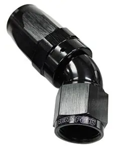 Tapered One-Piece Full-Flow 45° Swivel Hose End – -4An Af152-04Blk 1