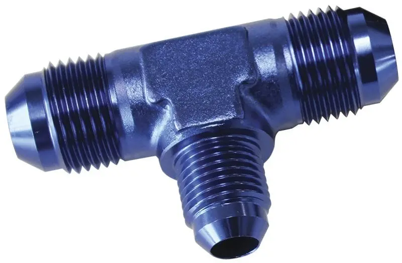 Flare An Stepped Tee Fitting: -6An Main With -4An Side Port 1