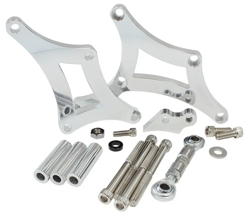 Af64-4035 Low-Mount Billet Aluminum Alternator Bracket – Cnc-Machined For Compact Engine Bay Fitment 1