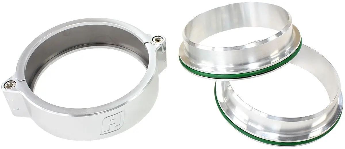 4-Inch Billet Aluminum Intercooler Clamp – Heavy-Duty, Anodized Finish (Af25-4000S) 1