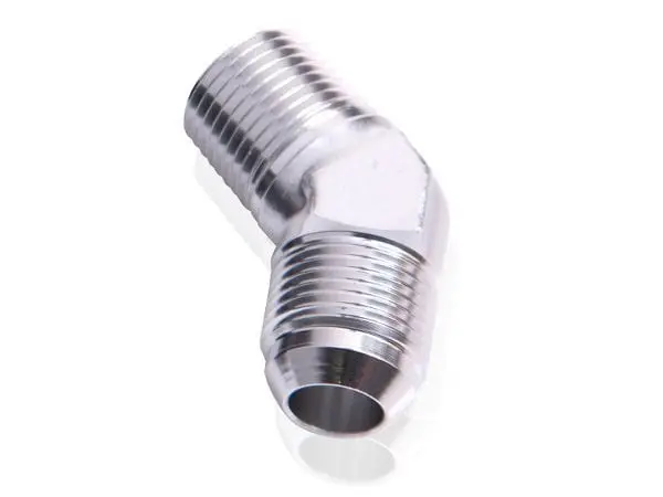 45-Degree Npt-To-Flare Adapter: 3/4" Npt To -10An Male Flare 1