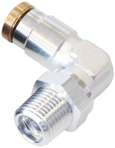 120 Series 90° Npt-To-Push-To-Connect Fitting – 1/8" To 1/4" 1