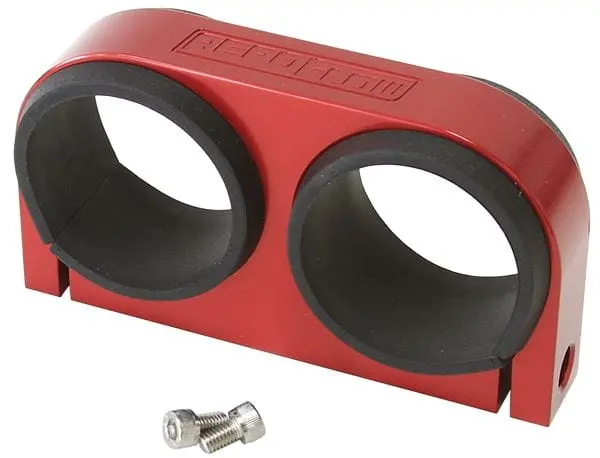 Red Billet Dual Fuel Pump Bracket – Af64-2902R For High-Flow Efi Systems 1