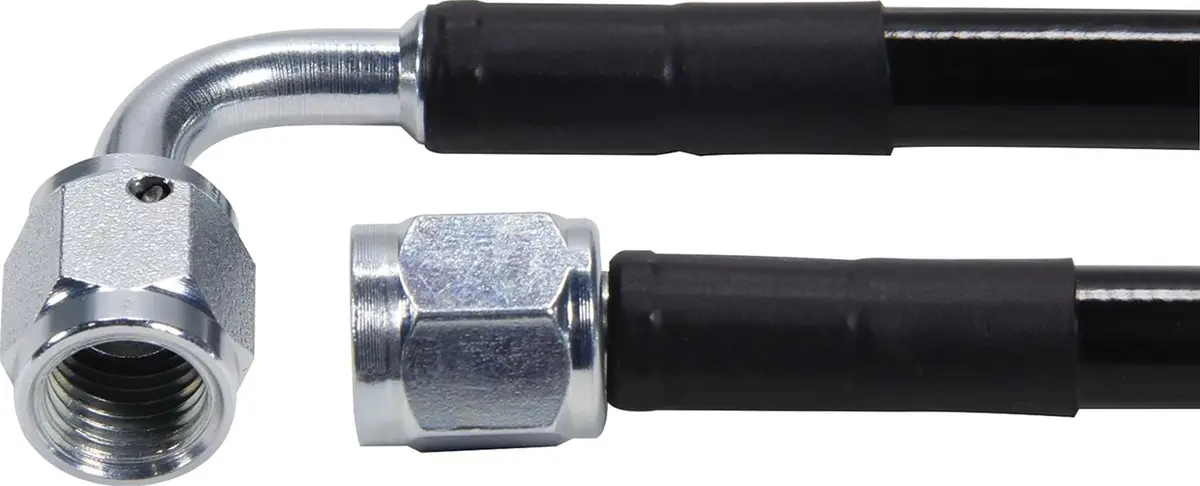Allstar Performance Stainless Steel Braided Fuel Line – 18" Length 1