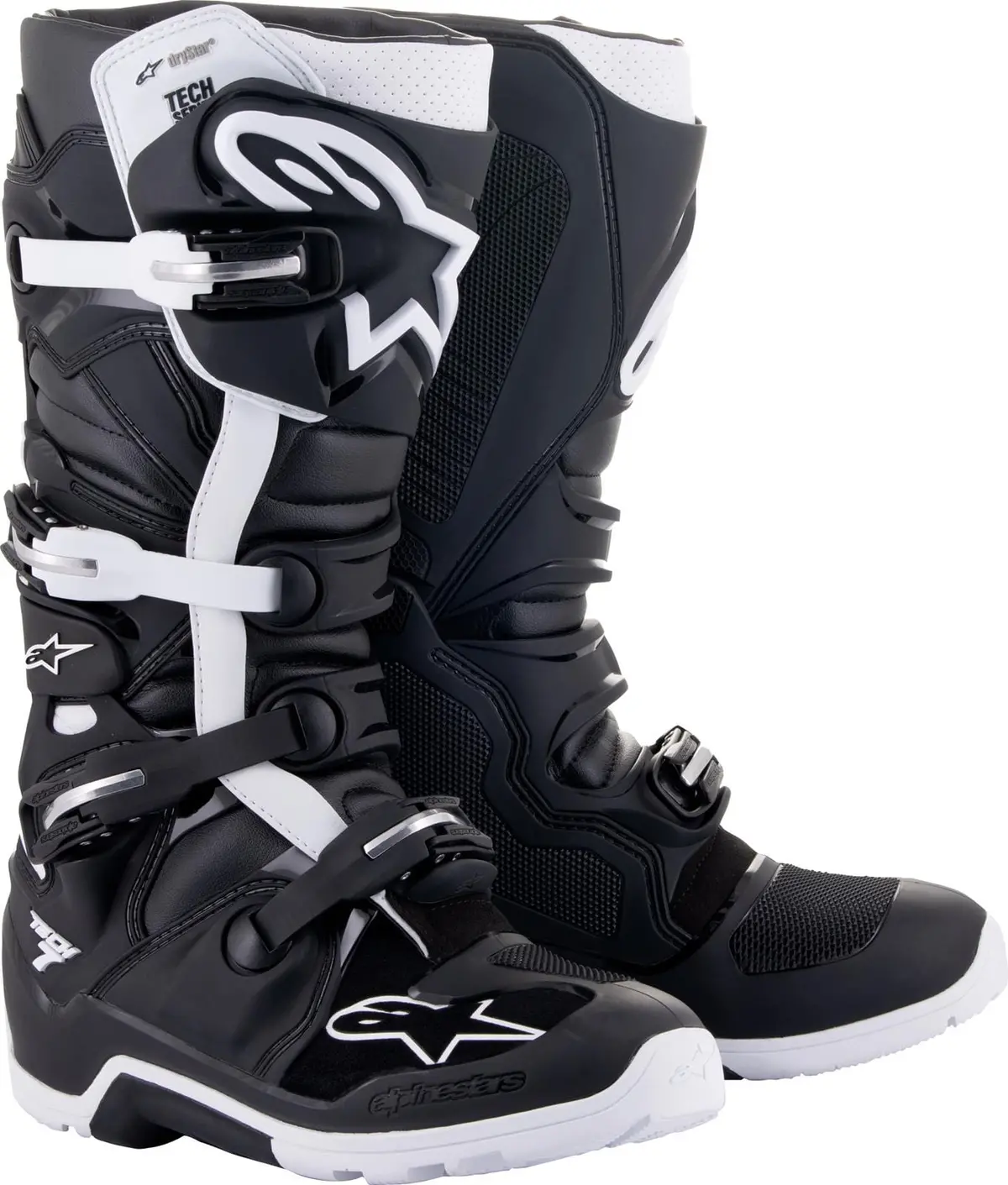 Alpinestars Tech 7 Enduro Drystar Boots – 2012620-12-15 (Size 12, Black/Red) 1