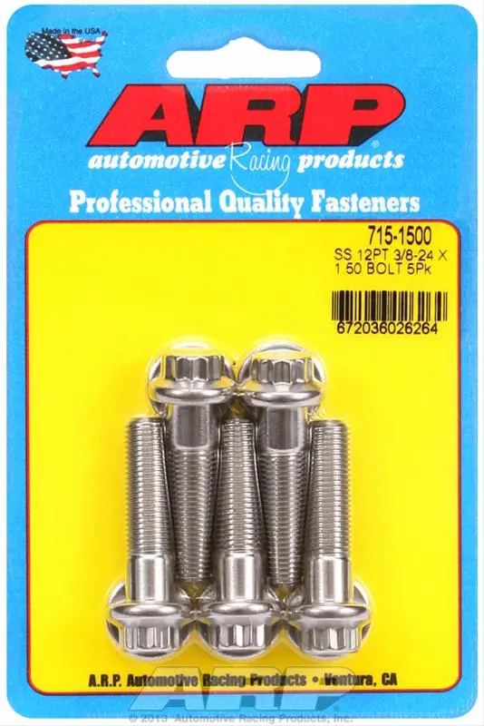 Arp Stainless Steel Engine Bolts – Corrosion-Resistant, High-Strength Fasteners (715-1500) 1
