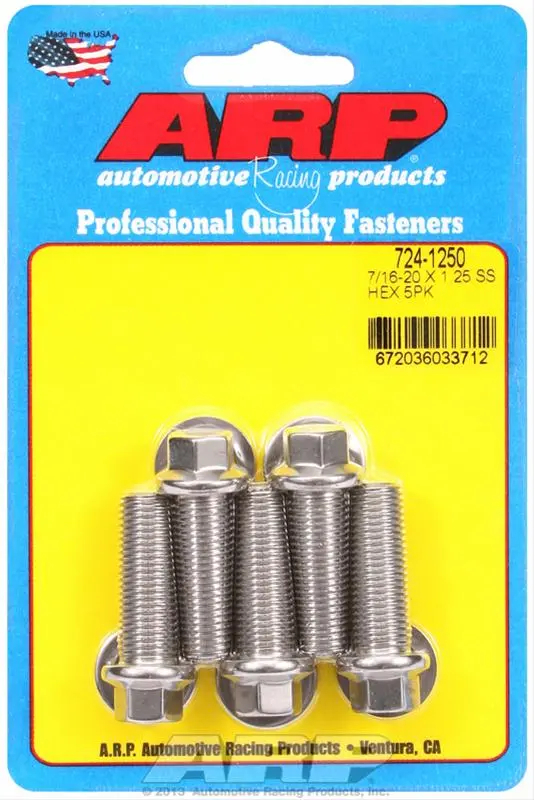 Arp 724-1250 Stainless Steel High-Strength Engine Bolts 1