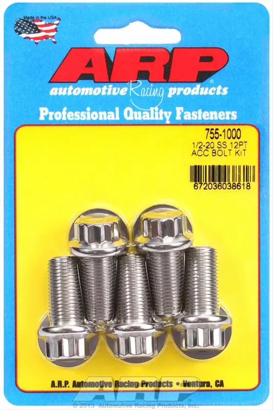Arp 755-1000 Stainless Steel Fastener Kit – Corrosion-Resistant High-Tensile Bolts 1