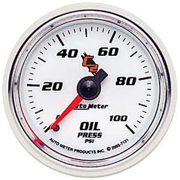 Autometer C2 Series 7121 Oil Pressure Gauge 1