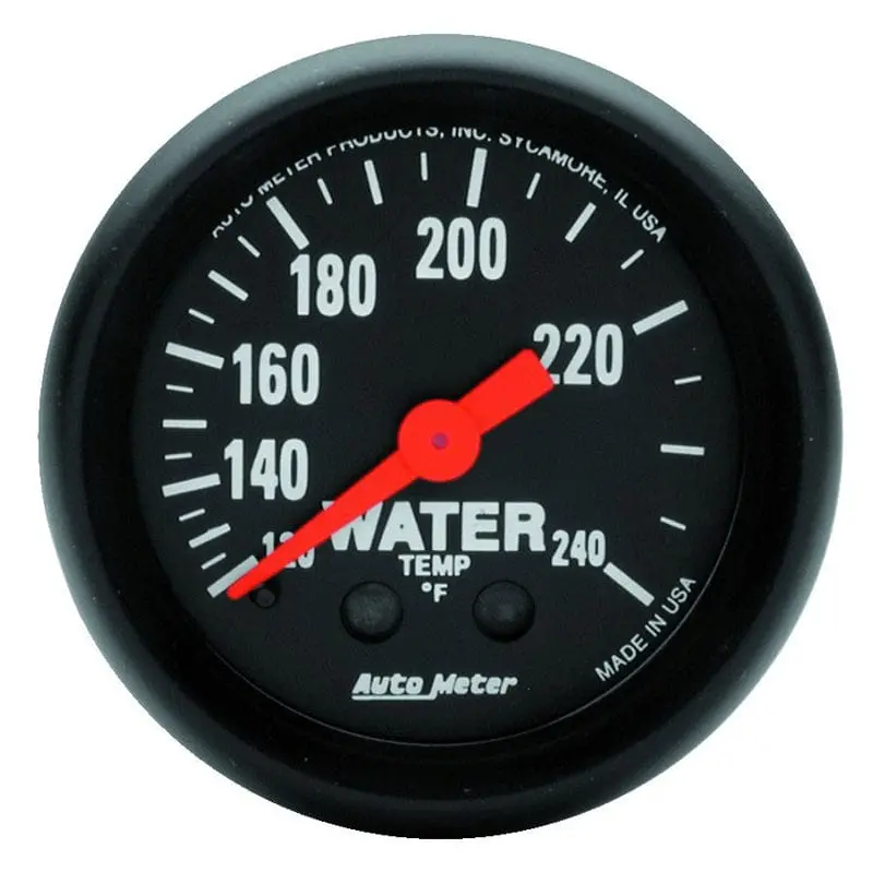 Autometer Z-Series Au2607 Water Temperature Gauge – 2-1/16" Diameter, Electric Sender Included 1