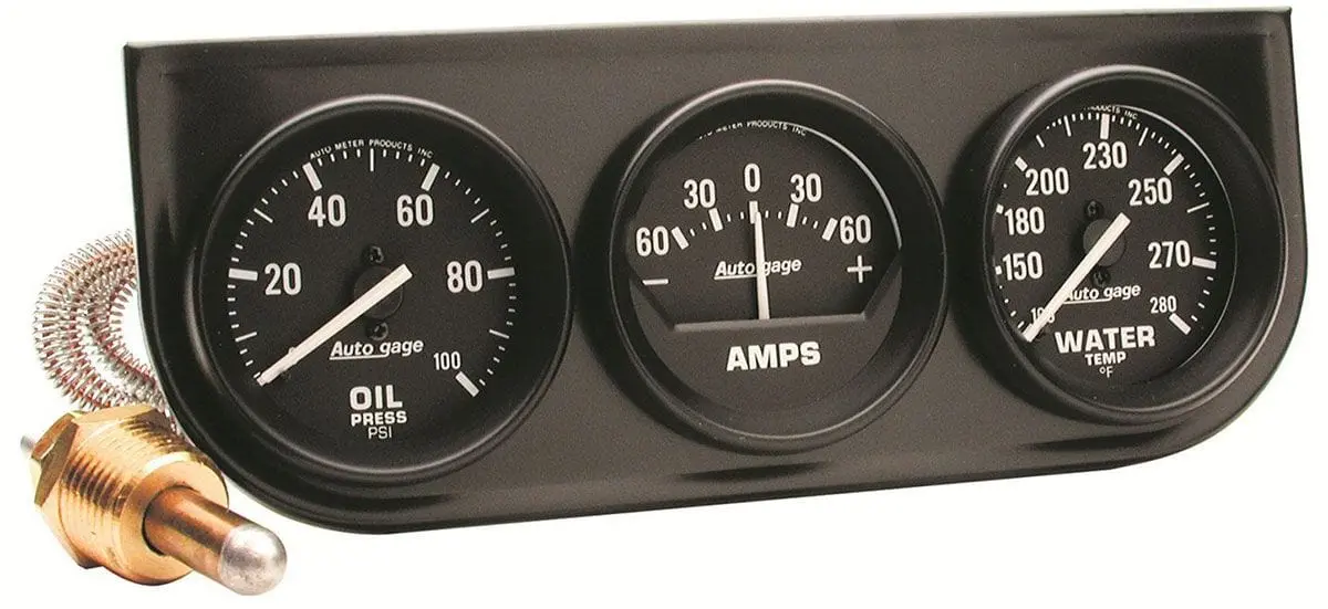 Autometer Three-Gauge Dash Console Au2393 – Mounting Bracket Included 1