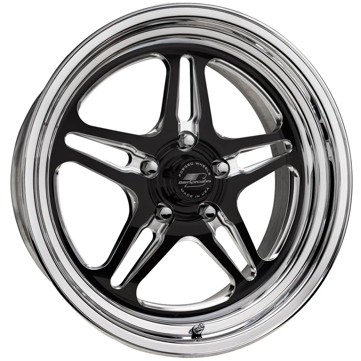 Billet Specialties Amcb43770 Amc43 Lonestar Black Satin Custom Wheel 1