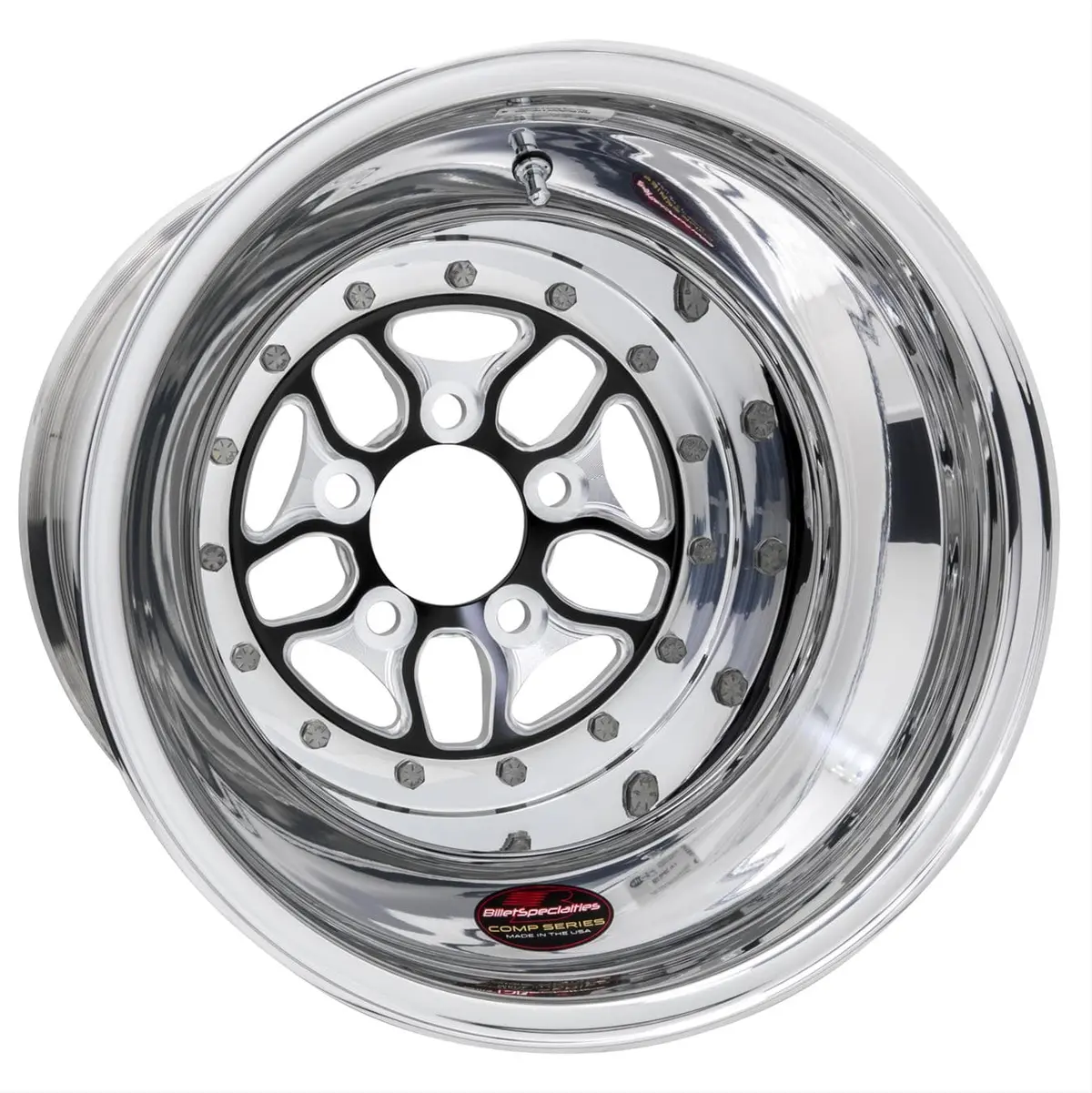 Billet Specialties Comp 7 Series Gloss Black Forged Wheel – 16X6.5" 1