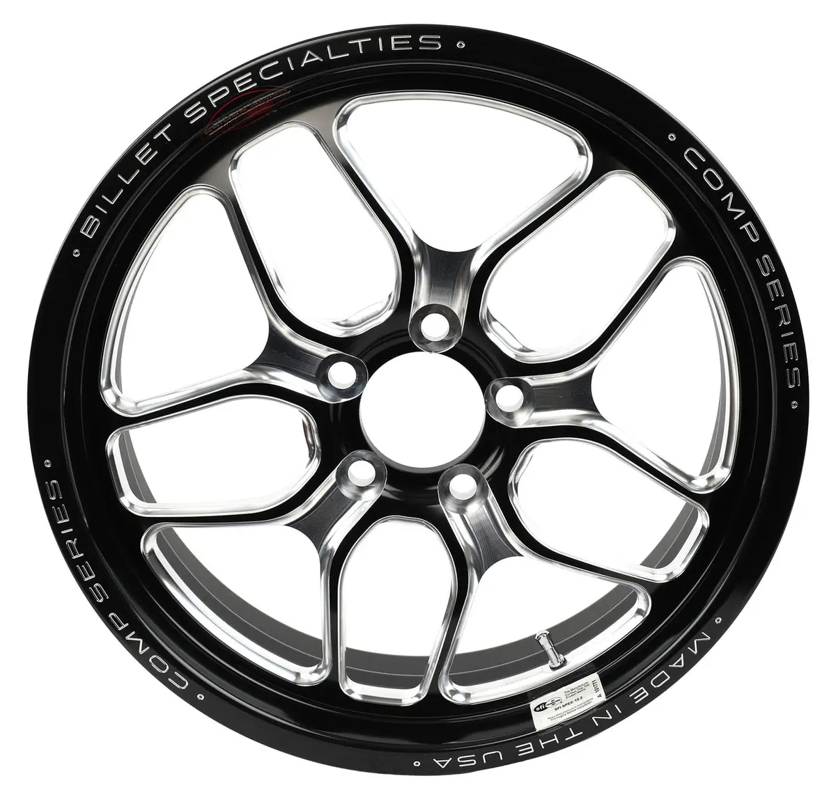 Billet Specialties Comp 7 Series Forged Wheels – Black Finish, 17X7.5", 5X114.3 (Csfb77456527) 2