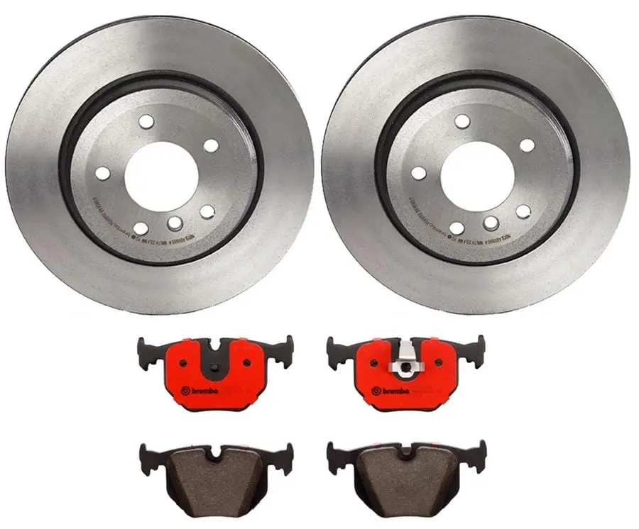 Brembo Premium Disc Brake Pad And Rotor Kit For Balanced Stopping Power 1