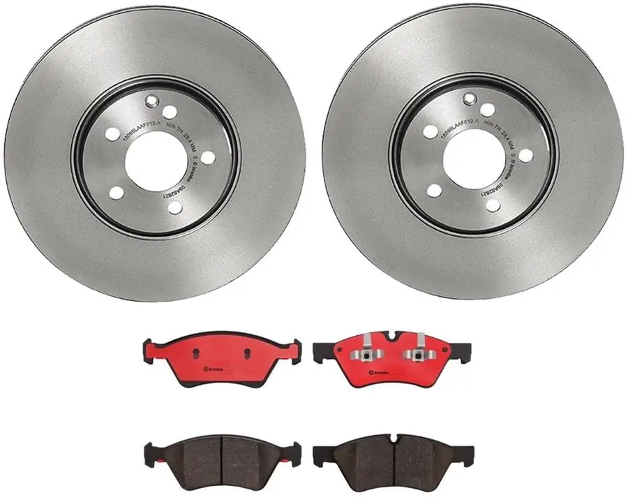Brembo Kt00303 Premium Brake Pad And Rotor Kit For High-Performance Stopping Power 1