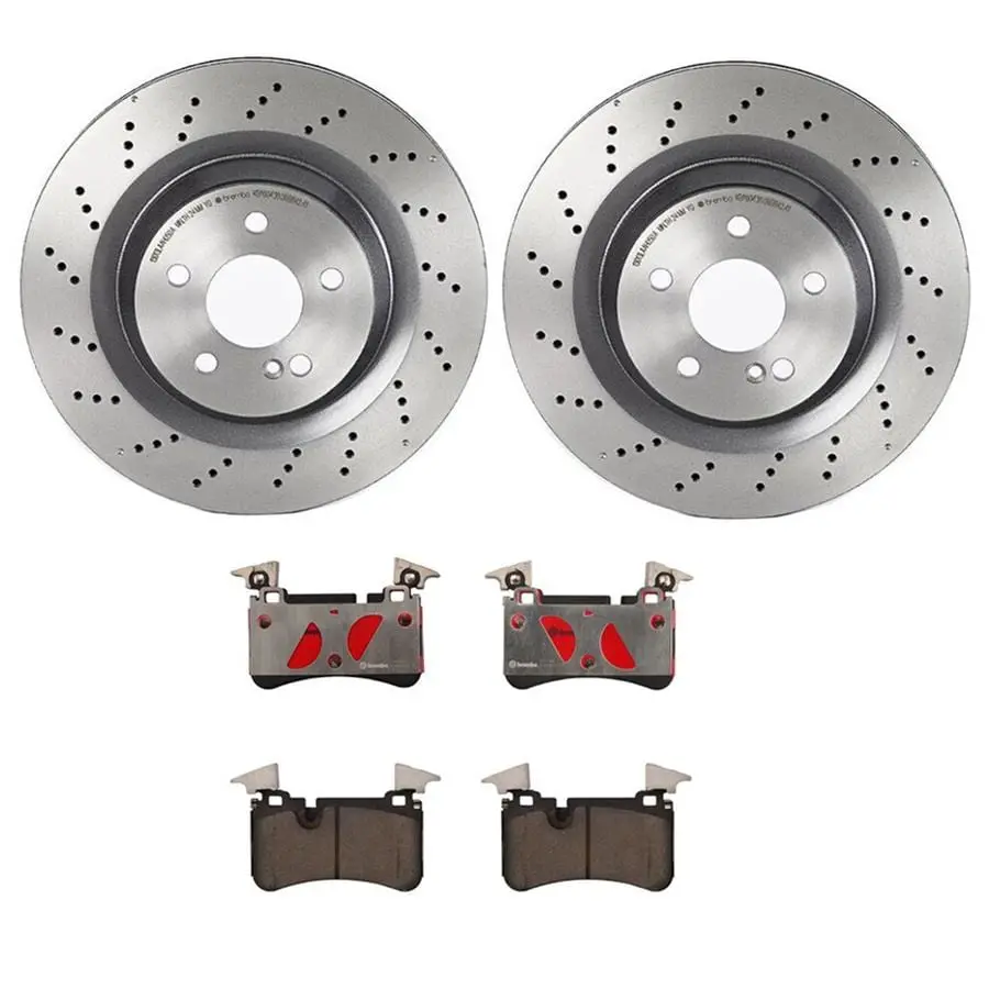 Brembo Kt00B21 Performance Brake Pad And Rotor Kit 1