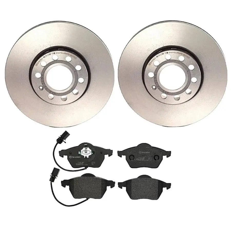 Brembo Kt04201 Brake Pad And Rotor Kit – Complete Front Axle Set 1