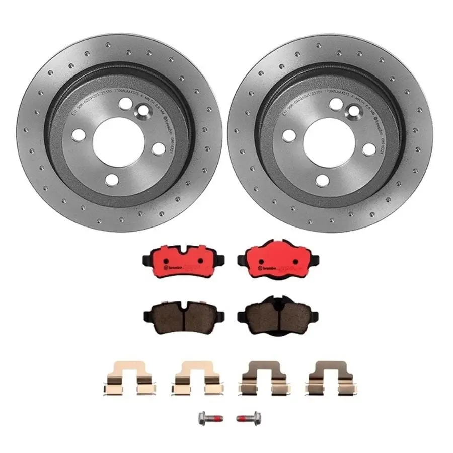 Brembo Ktx Series Brake Pad & Rotor Kit – Ceramic-Metallic Compound, Oe+ Performance (Ktx0062) 1