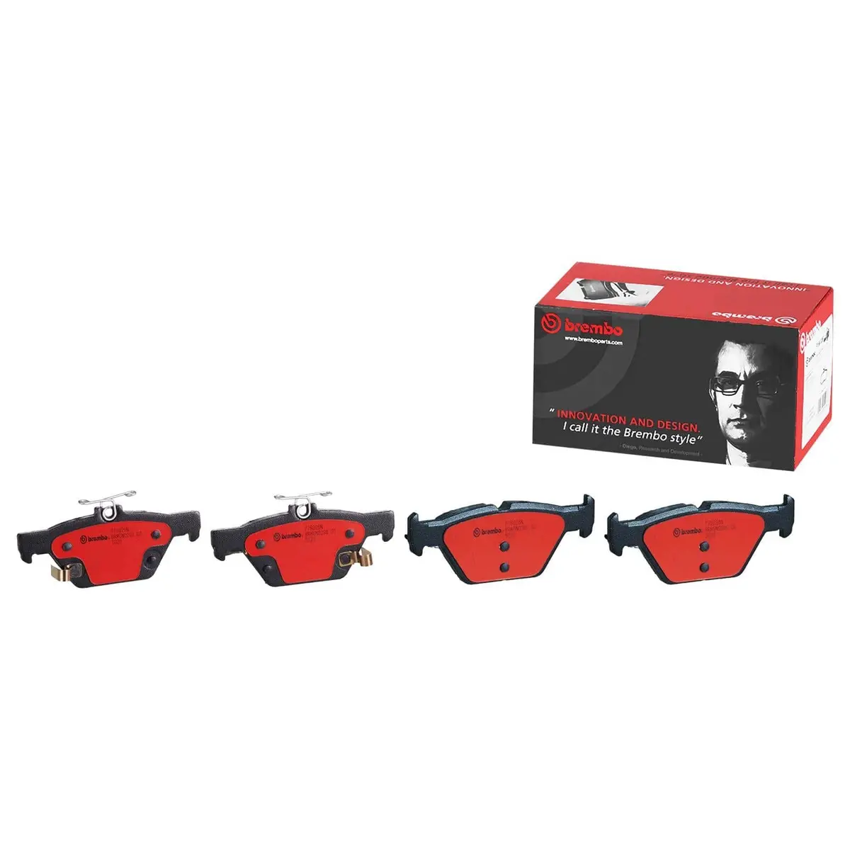 Brembo P78026N Nao Ceramic Brake Pads – Low-Dust, High-Friction Replacement For Performance Brakes 1