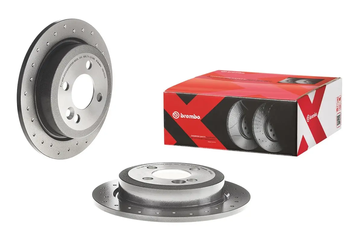 Brembo 08.9163.2X Uv-Coated Premium Brake Rotors 1