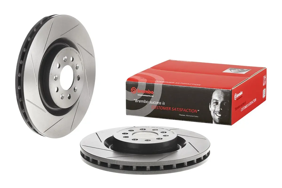 Brembo Uv-Coated Premium Brake Rotors – High-Performance Replacement 1