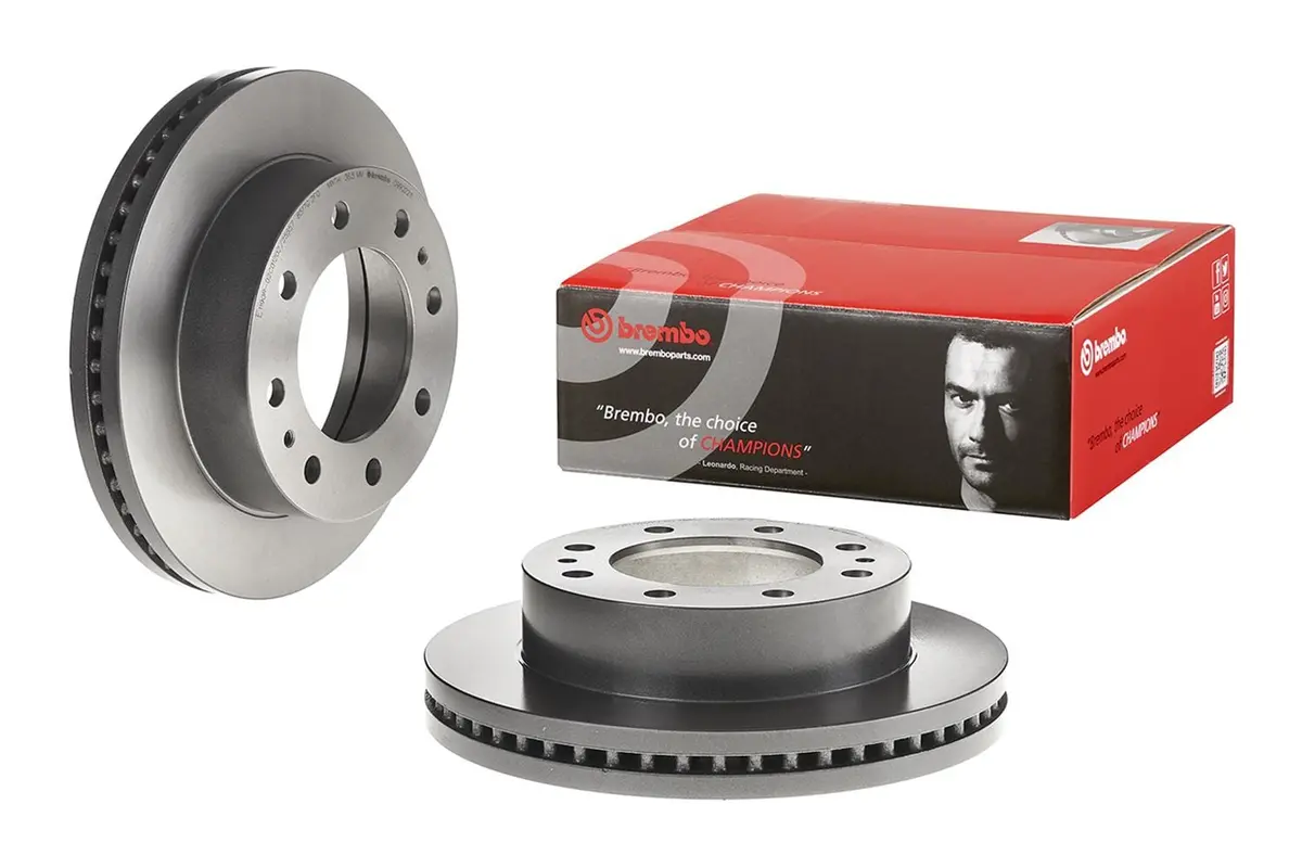 Brembo Uv-Coated Premium Brake Rotors – Direct-Fit Replacement 1