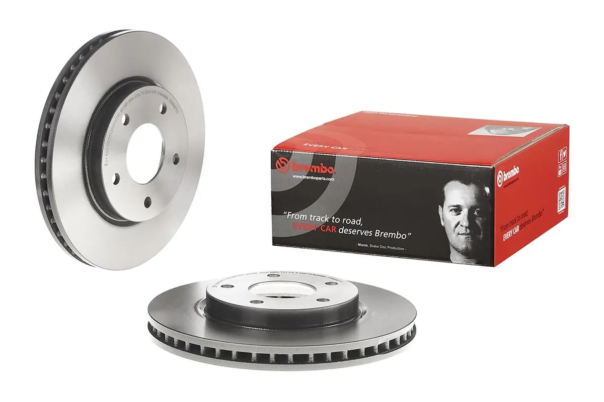 Brembo Premium Uv-Coated Brake Rotors For Enhanced Corrosion Resistance – Model 09.B647.11 1