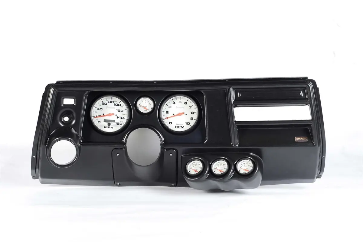 Classic Thunder Road Dash Panel W/ Autometer Gauges – Pre-Wired Kit (103690421) 1