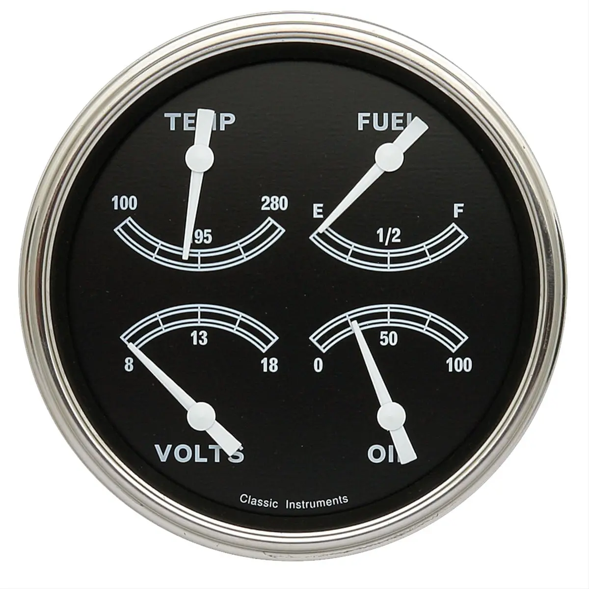 Classic Instruments Tr78Slc Traditional Gauge Set – Vintage-Inspired Dashboard Suite 1