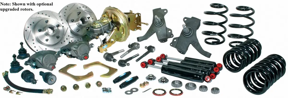 Classic Performance 6366Gsk-5D-Mod Grand Slam Disc Brake Kit – Original-Offset Front/Rear Conversion 1