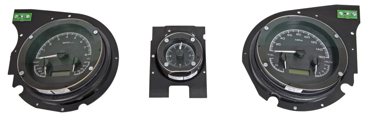 Dakota Digital Vhx-69C-Cva-K-W Direct-Fit Analog Gauge System 1