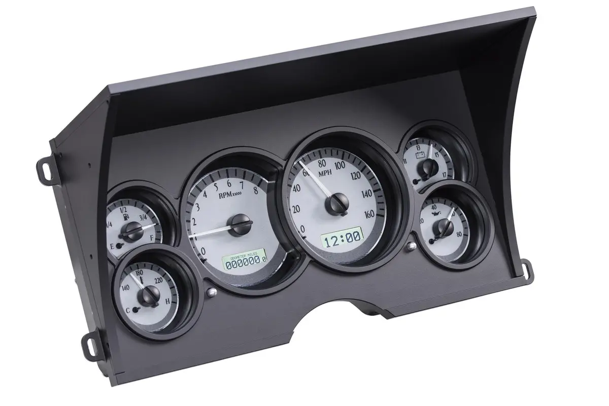 Dakota Digital Vhx-88C-Pu-K-W Analog Gauge System – Direct-Fit, Modern Display 1