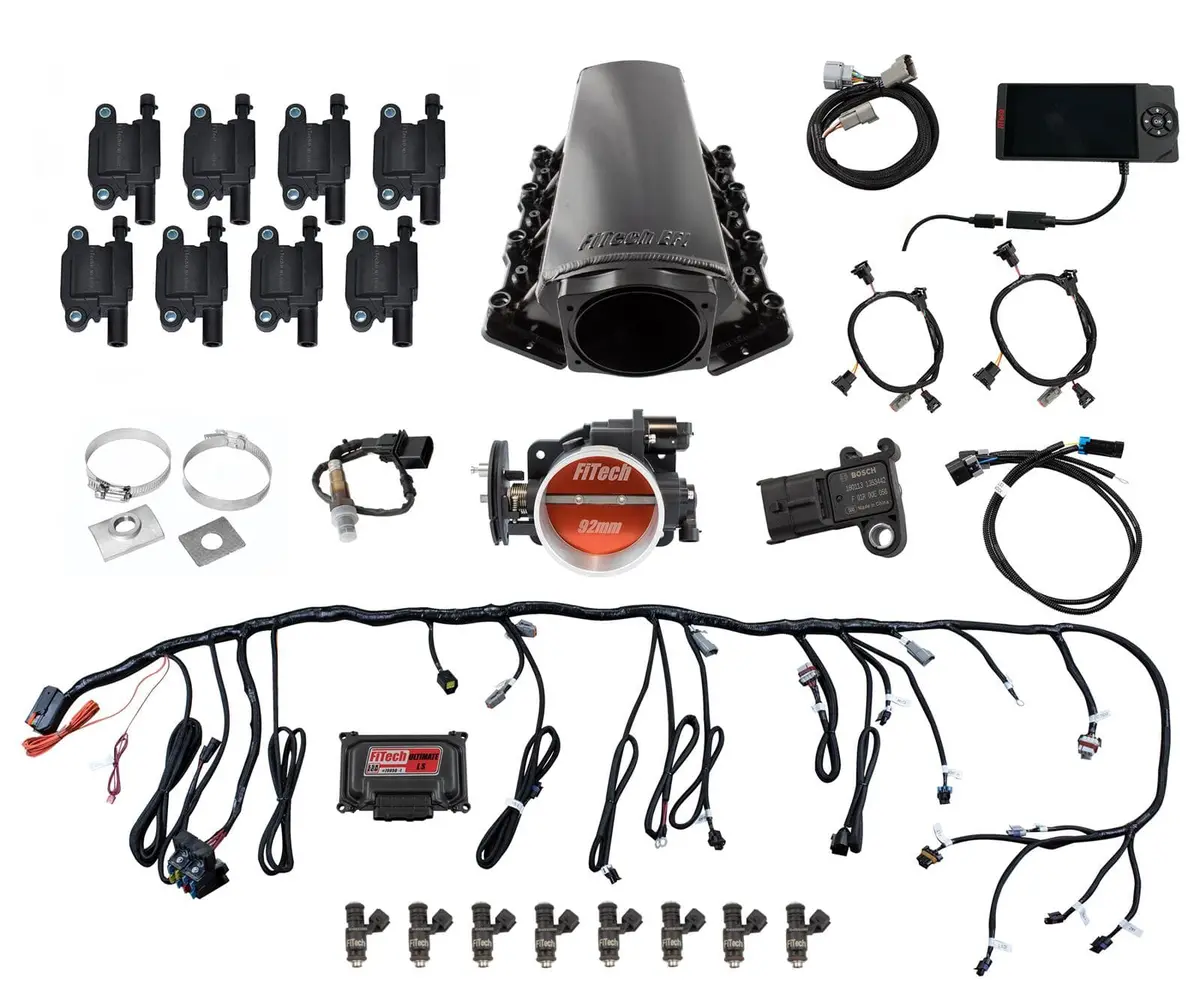 Fitech 78007 Ultimate Ls Efi System – 500 Hp With Cathedral Intake 1